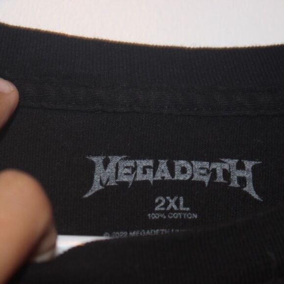 Megadeth Black Graphic tee Men size 2xl - Picture 3 of 4